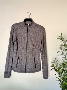 Lululemon Women’s Heathered Gray Zip-Up Jacket
